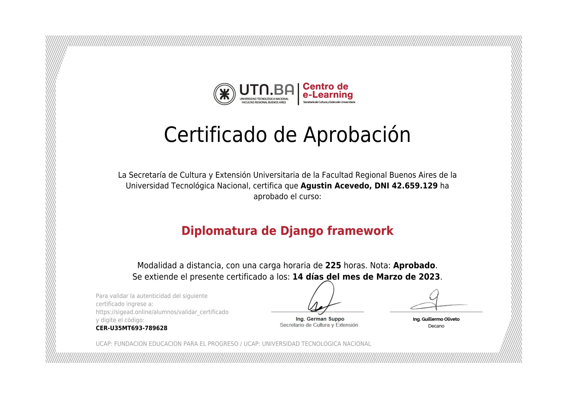 Diplomatura Django Framework