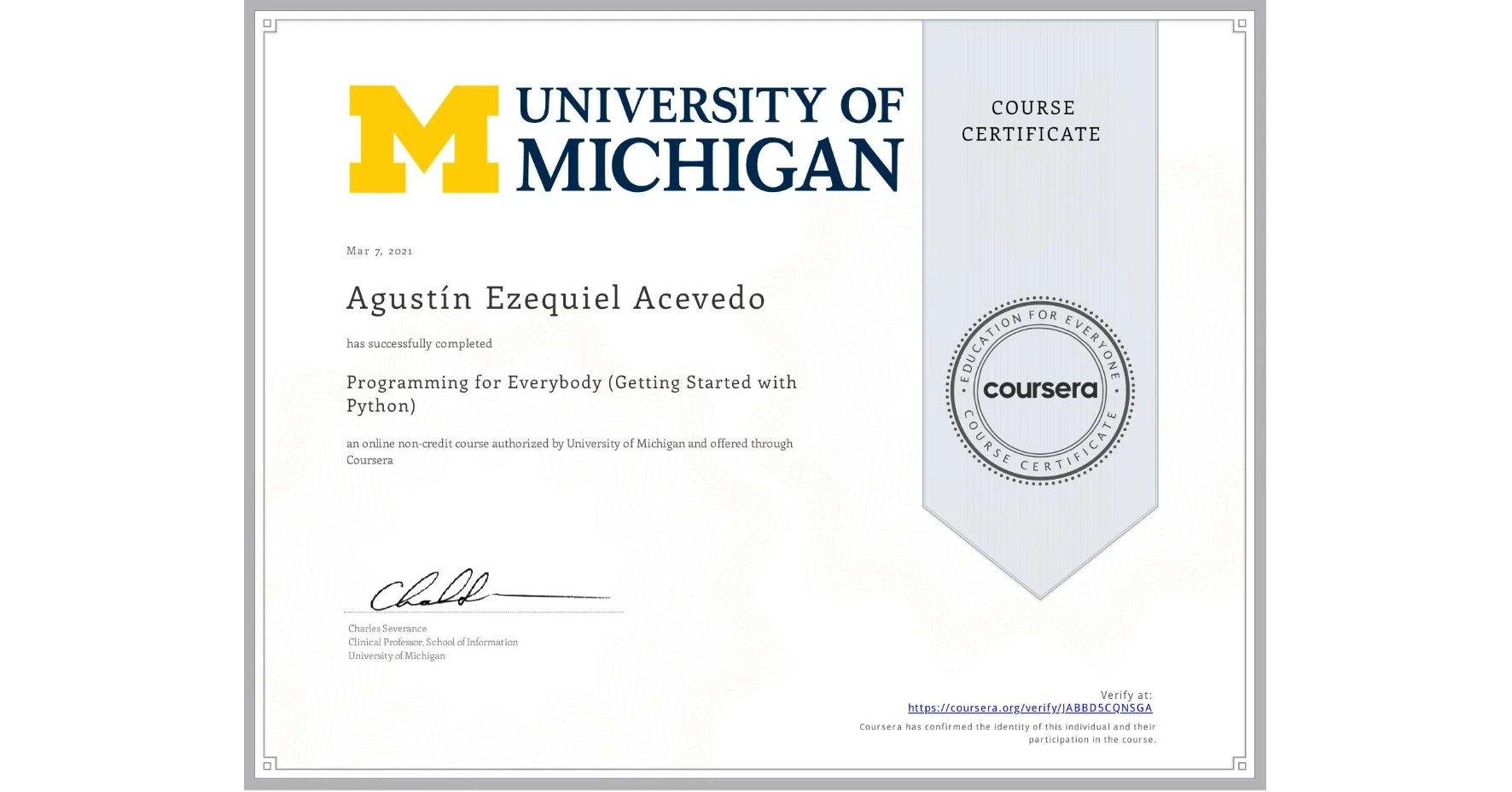 Programming for Everybody