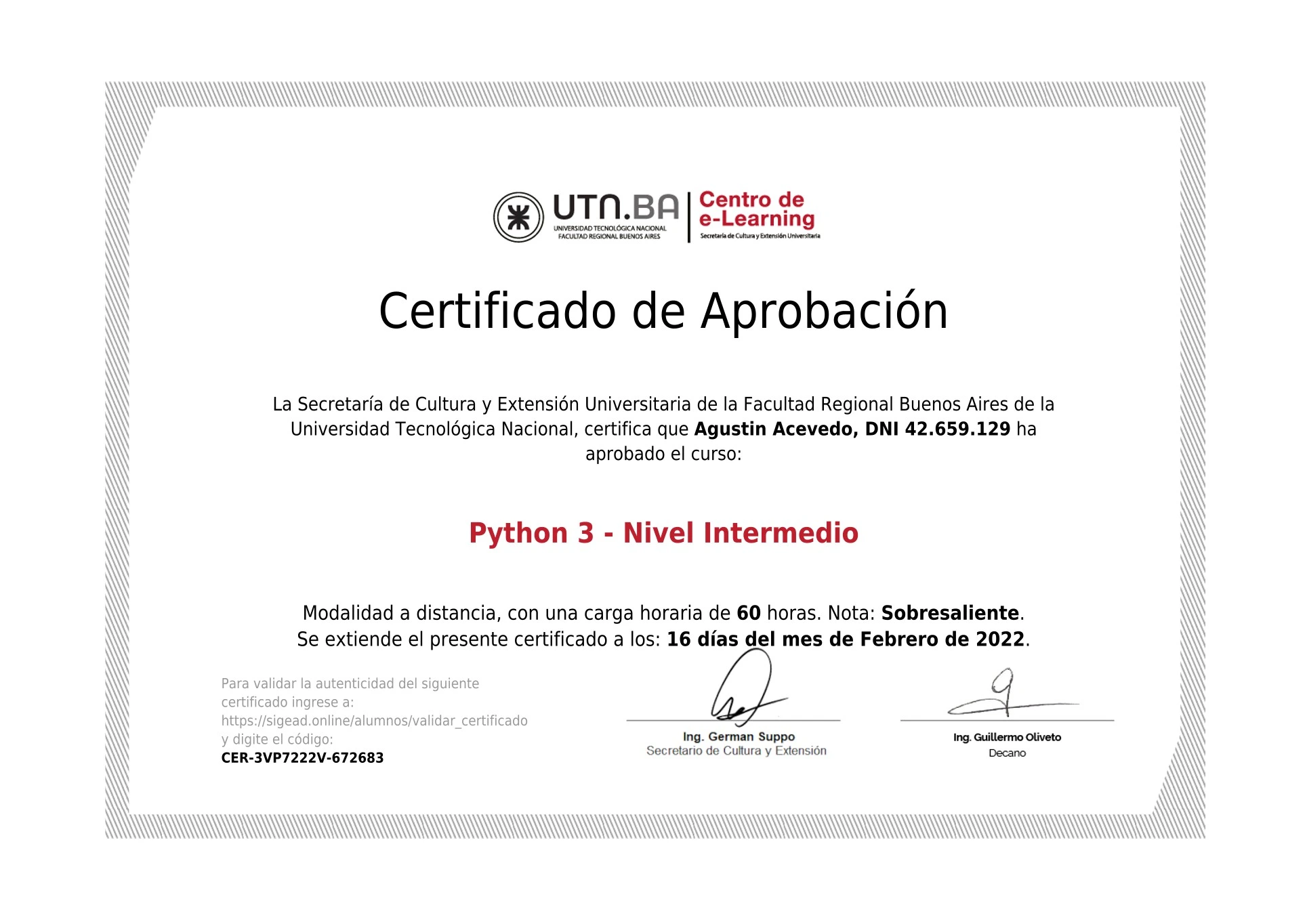 Python 3 - Intermedio